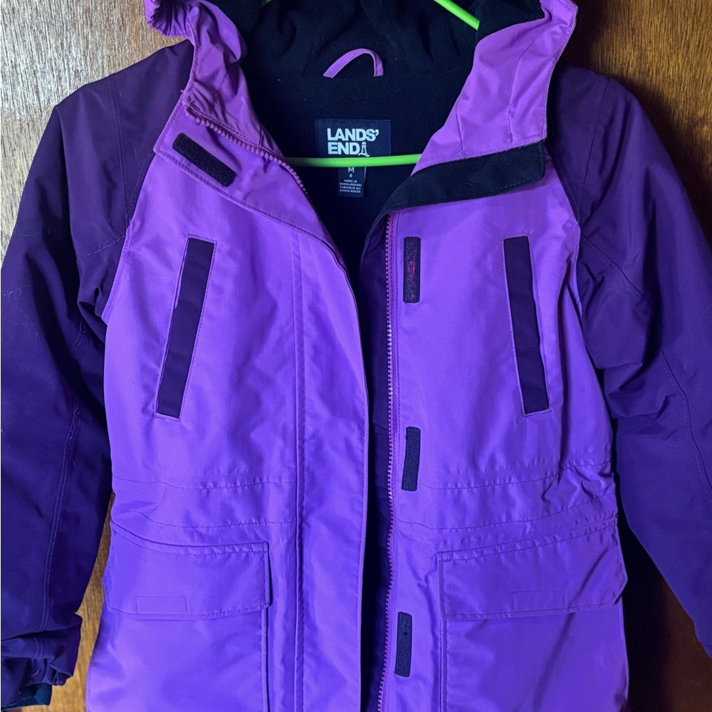 Lands' End Kids' Vibrant Purple Raincoat